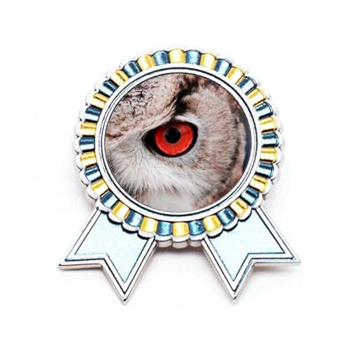Broche chouette en métal M Pcture - Idéale pour sublimer vos tenues de bureau
