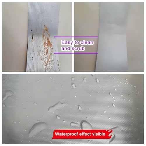 Panneaux de séparation industriels en vinyle imperméable 2,8 x 2,4 m avec œillets