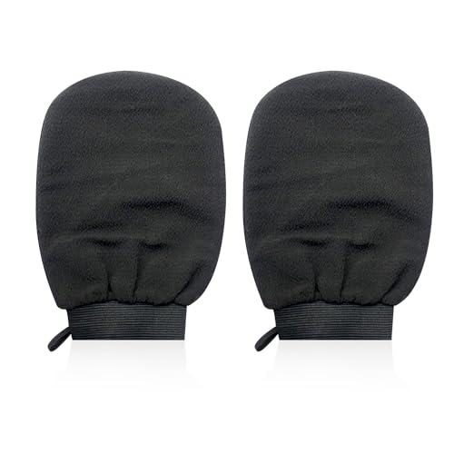 2 Piezas Guantes Exfoliantes Para El Cuerpo, Guantes Exfoliantes De Seda, Guantes De Exfoliante Para El Cuerpo, Guantes De Seda Exfoliantes, Guantes De Limpieza Para El Cuerpo, Guantes De Ducha