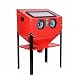 220L Heavy-Duty Media Blasting Cabinet – Sand & Shot Blaster with Abrasive Grit System and LED Work Light