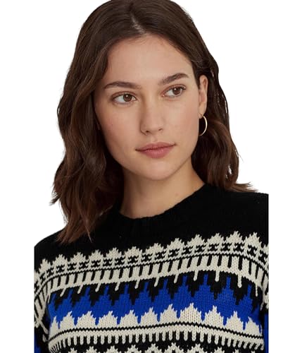 Lauren Ralph Lauren Women's Fair Isle Wool-Blend Crewneck Sweater3