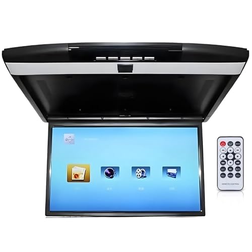 Monitor abatible para coche de 17.3 pulgadas con pantalla Full HD 1080p y lector USB