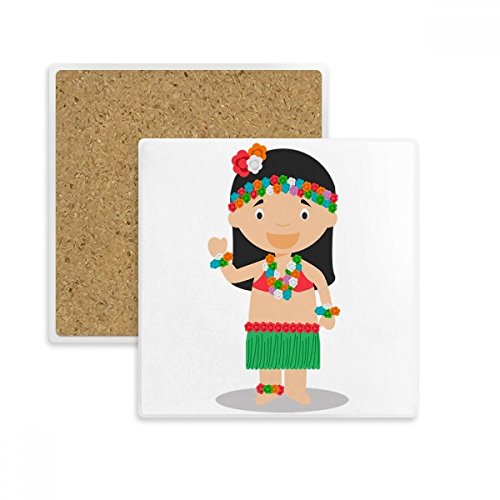 Coaster Tasse Absorbant pour Apéro Exotique et Table de Salon