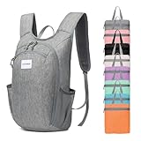 HumbleByte 10L Lightweight Hiking Bag Small Daypack Hiking Backpack Foldable Outdoor Bag for Women Men(Gray)