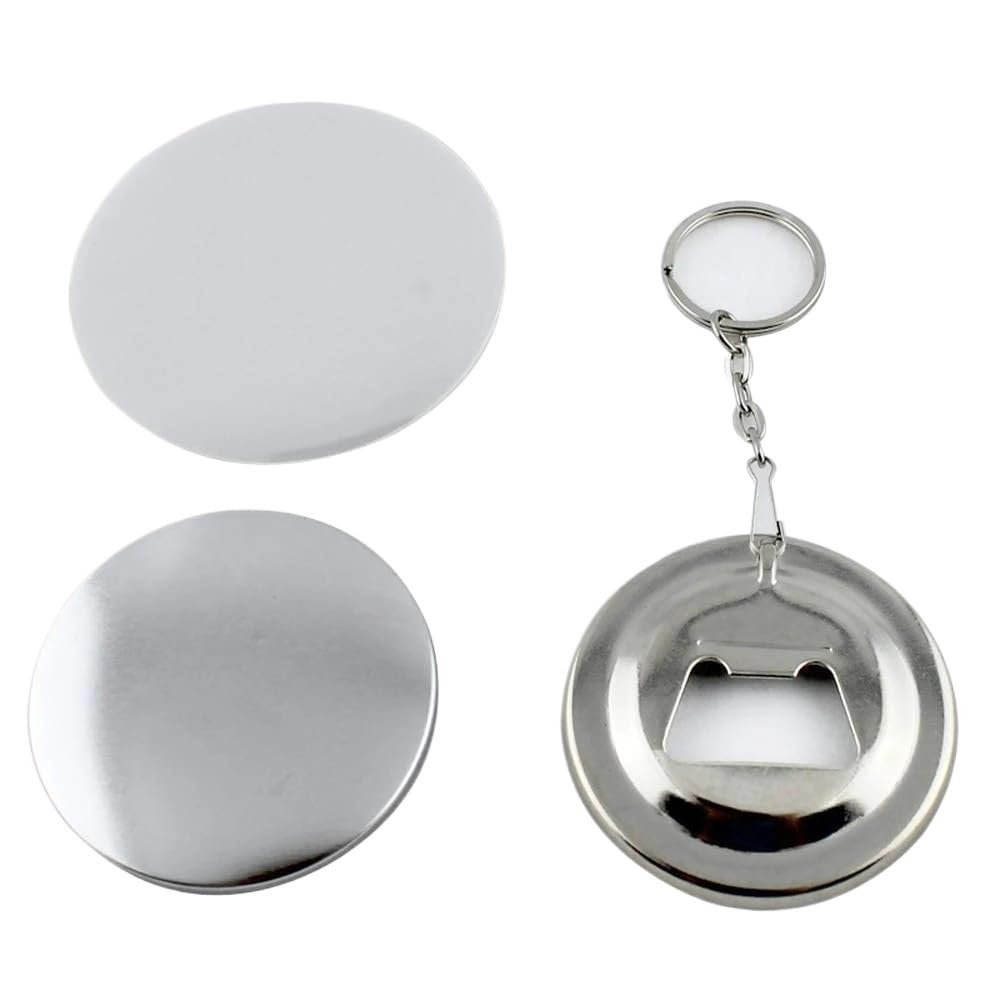JOLIANE 58mm DIY Keychain Button Making Kit Mirror Bottle Opener for Button Making Machine Badge Crafts