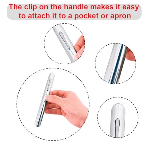 GVSS Set of 2 Curved Stainless Steel Crumb Picks 150 mm, Manual Crumb Picker, Crumb Picker - Image 4