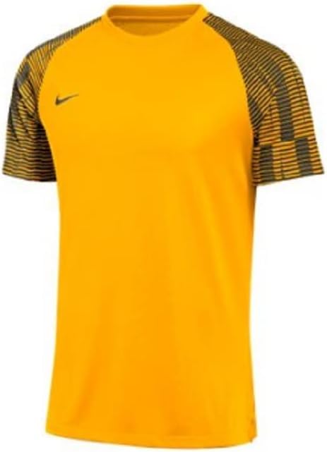 Nike Mens Dri-Fit US SS Academy Soccer Jersey (as1, Alpha, l, Regular, Regular, University Gold)