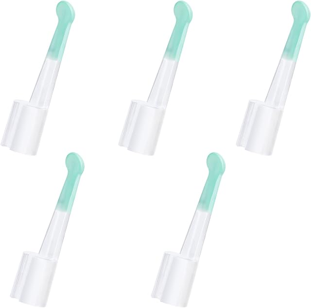 5PCS Ear Spoon Tips for Ear Otoscope, Ear Cleaner Replacement Tips Ear Wax Removal Replacement Accessories Set for Teens Adults Earwax Remover Tool Endoscope A3KSES