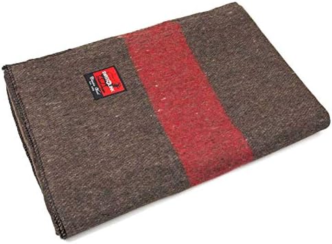 Extra Heavy Duty Swiss Army Military Wool Blanket Cover