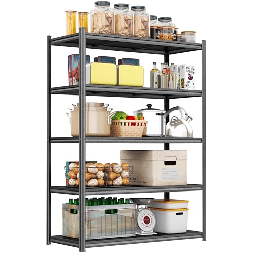 Kitchen Storage Racks 2000LBS Metal Shelving Industrial Microwave Stand 5-Tier