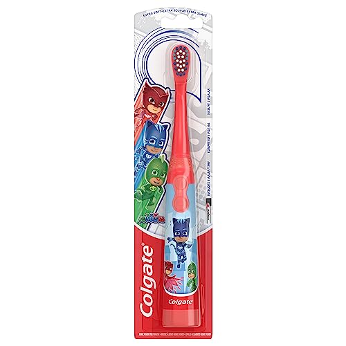 Colgate, Kids Pj Masks Extra Soft Bristles Color May Vary, 1 Battery Powered Toothbrush, 1 Count - image 1