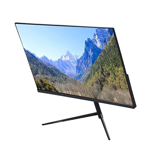 Monitor de Segurança de 24 Polegadas, Tela LCD HD Resolução 1920x1080 HD 16:10 para Sistema de Segurança Residencial (Plugue UE)