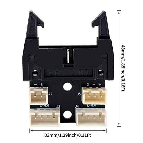 BCZAMD Anycubicc Vyperr 3D-Drucker Ersatzteile Transferboard Adapter Verbinden Sie X-Achse E-Achse Schrittmotor und Filamentbruchmodul Direktes Ersatzzubeh?r Kompatibel mit Anycubi Vyperr¡ – Bild 5