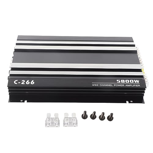 Car Amplifier 5800W 12V Full-Range High Power Hi-Fi Portable Audio Stereo Sound Subwoofer Amp
