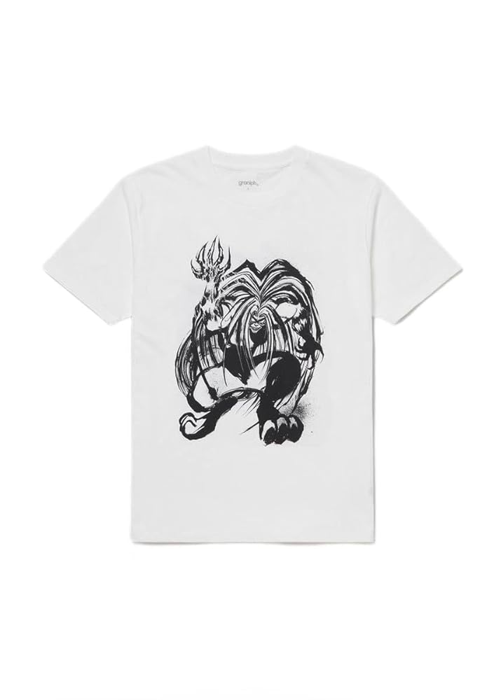 Amazon.co.jp: うしおととら Tシャツ Lサイズ 白 ホワイト