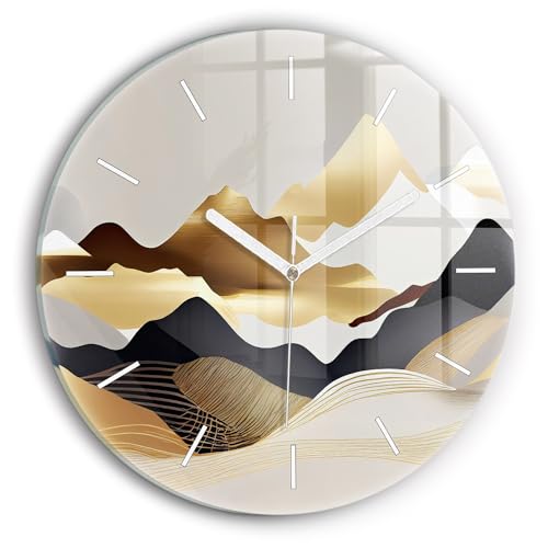 Horloge murale en verre de qualité supérieure Wallfluent 30 cm - 2