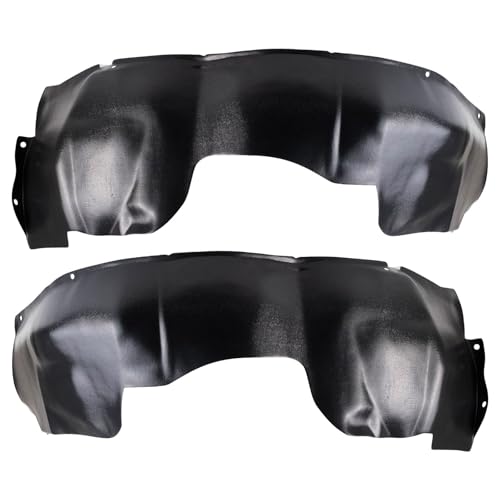 Image of TRQ Front Driver and Passenger Side Inner Fender Liner Set Compatible with 1993-2002 Chevrolet Camaro