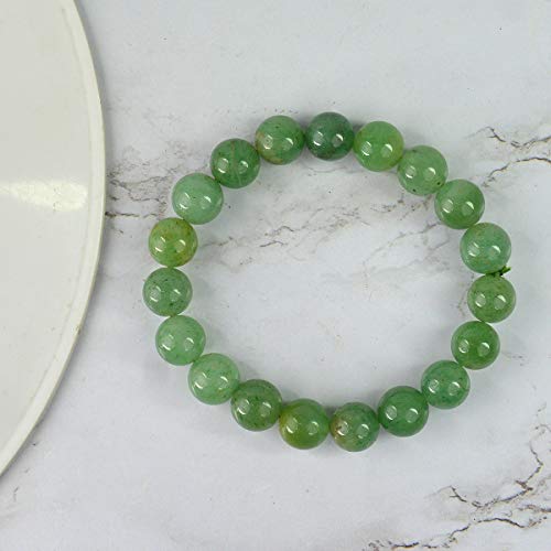 Image of Reiki Crystal Products Certified Natural Crystal Stone Round 10 mm Beads Bracelet for Men & Women | Reiki Charged Gemstone Jewellery Bracelet | Multiple Stone Variants Available