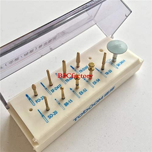 STORE99® Dental Burs Teeth Polishing Set Preparation Kit for Porcelain