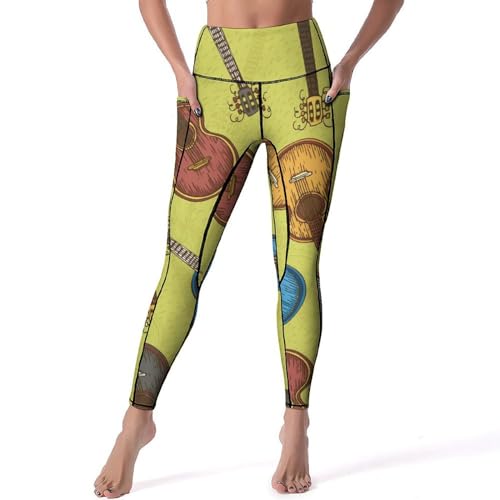 Pantalon de sport anti-glisse legging yoga taille haute pour gym et jogging S