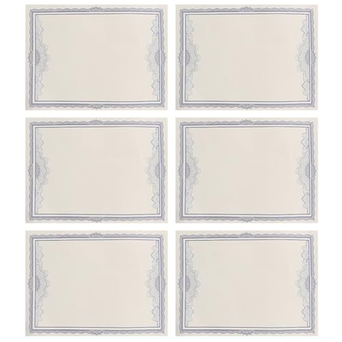 Zerodeko Papel Interior A4 en Blanco Multipropósito de Papel Fácil de Escribir, 10 Hojas para Reconocimiento de Empleados y Ceremonias de Premios