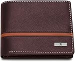 Hornbull Men's Denial Genuine Leather RFID Blocking Wallet (Brown)