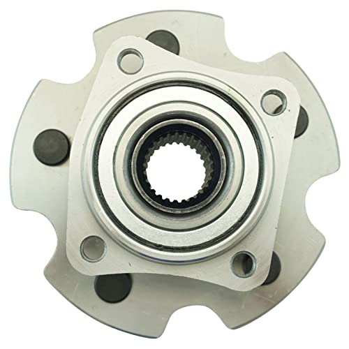 Image of TRQ 2 Piece Rear Wheel Bearing & Hub Assembly Set AWD Compatible with 2009-2010 Pontiac Vibe 2009-2013 Toyota Matrix