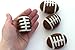 Handmade Matthew and Mae Football Felted Shapes, Set of 3 or 5, 100% Wool Felt, Approx. 2.25