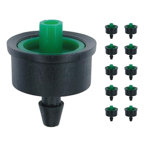 IBRIQO® Gotero Autocompensante 2,1 L/h – Manguera 16mm | Pack 10 | Riego por Goteo, Jardín, Plantas, Terraza, Aspersores, Nebulizadores, Difusores