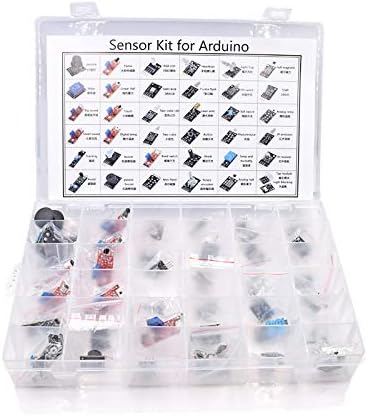 RoboGets Sensor Kit Starters - 37 in 1 - for Arduino and Robotics, Electronics Hobby Projects, DIY