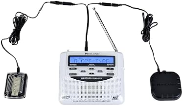 Midland - NOAA Emergency Radio Bundle with Strobe Light and Pillow Shaker | Features SAME Digital Technology, Seven Pre-Programmed NOAA Channels, And A 90dB Alarm Siren.