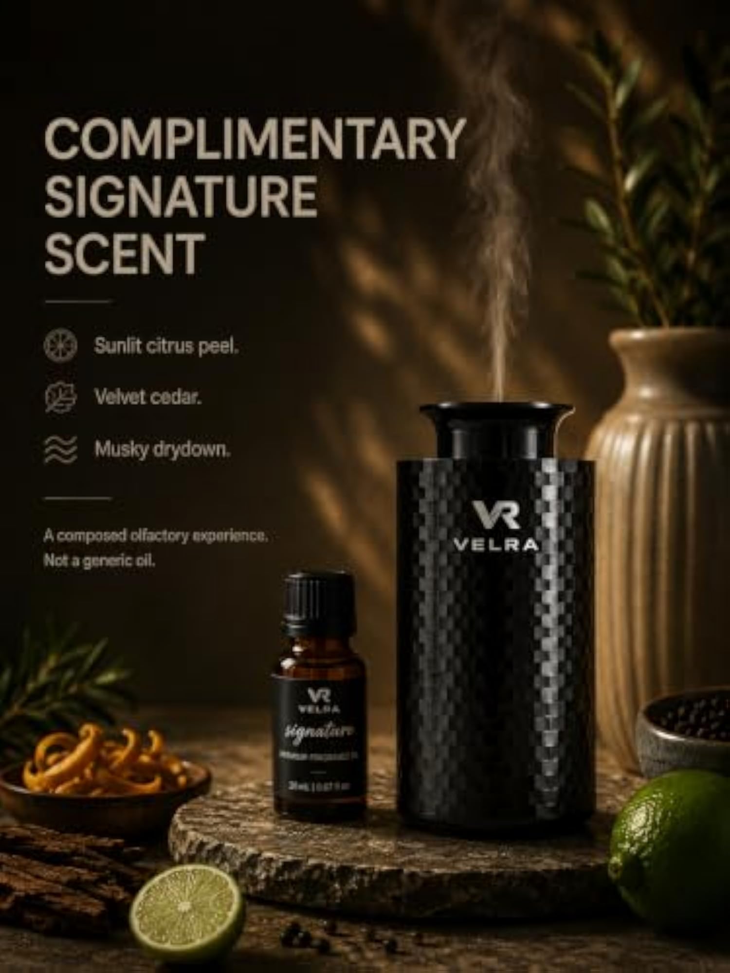 Aura Portable Fragrance Diffuser, USB-C Rechargeable