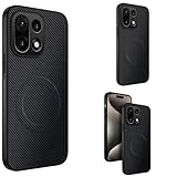 Funda con texture Hülle Funda para OnePlus 15 Cáscara Carbon Fiber + Wireless Charging,Textured Leather Slim Case para OnePlus 15(4)