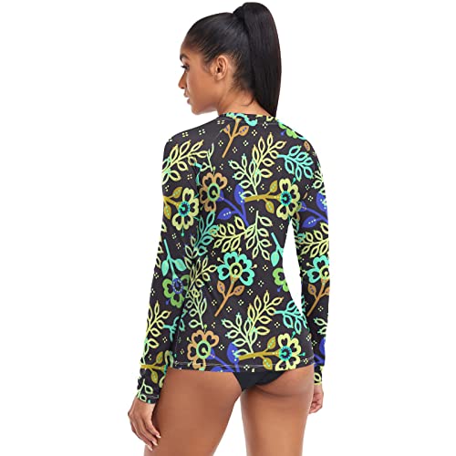 Linqin Womens Diving Rash Guard Shirts Long Sleeve Uv Swim Shirts Junior Swim Shirts Beach Swimming #TOP5