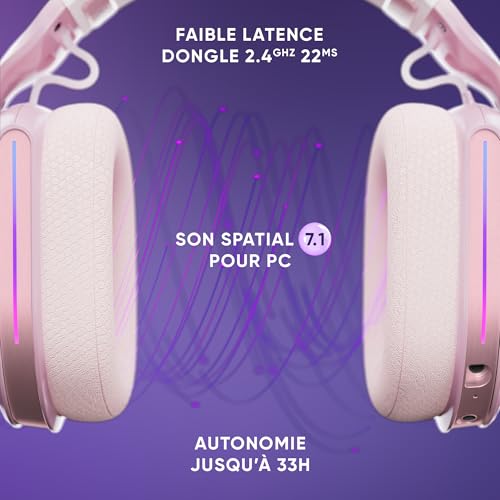 Auriculares inalámbricos Polaris para Switch 2 y PC con LED 2