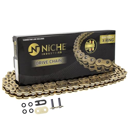 Image of NICHE Gold 520 X-Ring Chain 98 Links with Connecting Master Link
