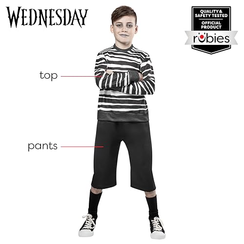 Disfraz Wednesday Addams para niños Rubies miniatura 2
