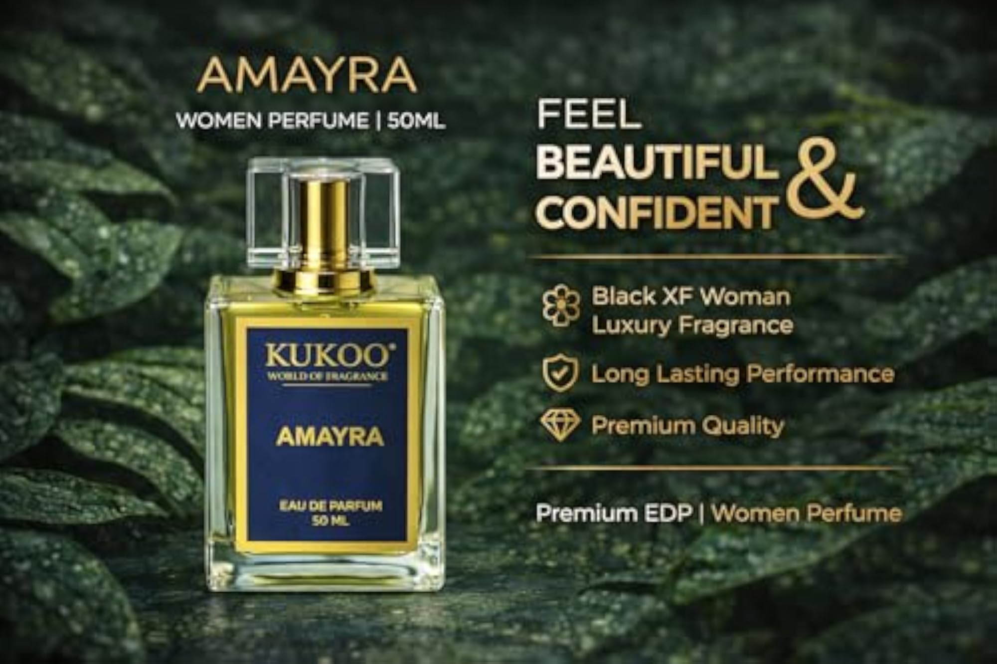 Luxury AMAYRA Perfume for Women, Long Lasting Eau De Parfum