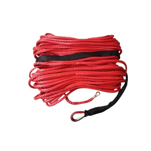 Corde de treuil en fibre synthétique de traction anti-blocage 6mm x 30m pour camion et voiture