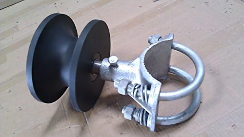 (4 Count) Chain Link Nylon Cantilevered Gate Rollers: to 4" Post & 2-3/8" Gate Frame