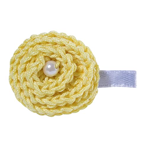 Image of Prapti Handicrafts Crochet Flower Baby Girl Eligater Hair clips Hairpins For Girls Hair Accessories Kids