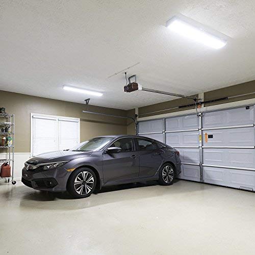 FaithSail 4FT LED Wraparound 40W Wrap Light, 4400lm, 4000K Neutral White, 4 Foot LED Shop Lights for Garage, 48 Inch LED Light Fixtures Ceiling Mount Office Light, Fluorescent Tube Replacement, 4 Pack - Thumbnail 2