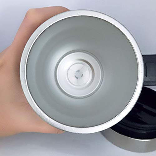 Sisyria El Agua Magnética Auto Agitación Copa De Acero Inoxidable Ventosa Taza De Aislamiento Térmico De Un Solo Botón… - Imagen 5