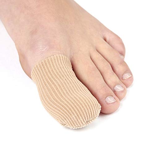 PediGel® - Medically Approved Polymer Gel Lined Digital Cap, Toe Protection and Relief from Corns - 4 Units - Large