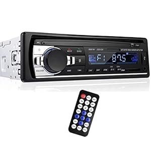 Digital Car Stereo – Single-Din Car Stereo Bluetooth In Dash with Remote Control – Receivers USB/SD/Audio – MP3 Player/FM Radio by Kidcia