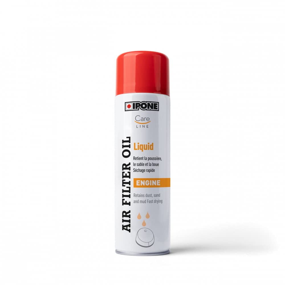 IPONE – Olio liquido per Filtri d'Aria Moto - 500 mL - Protezione del Motore - Colore blu
