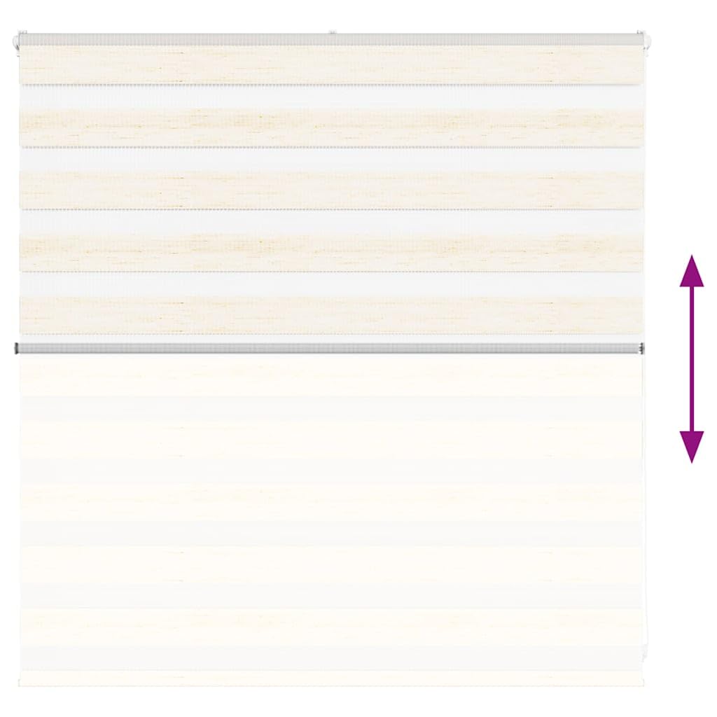 Store Zebre Beige Marbre Largeur Tissu 145,9 cm Polyester