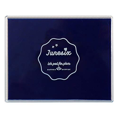 Large Size Craft Ink Stamp Pads, Washable Scrapbooking Finger Paint Ink Pad For Kids, Craft Ink Pads For Rubber Stamps, Diy Cards, Paintings, Baby Footprint Handprint (Deep Blue) #TOP30