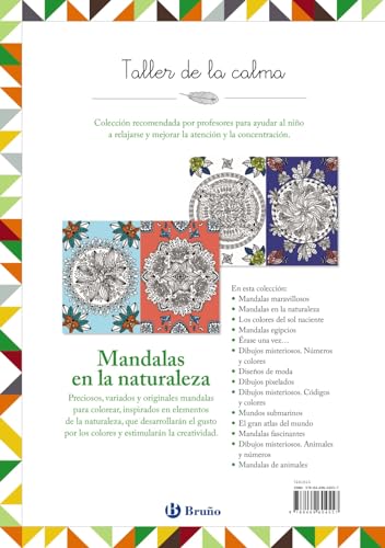 Taller de la calma. Mandalas en la naturaleza (Castellano - A PARTIR DE 6 AÑOS - LIBROS DIDÁCTICOS - Taller de la calma)