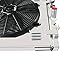 ALLOYWORKS Aluminum Radiator + Shroud Fan + Relay for 2007-2017 Jeep Wrangler JK 3.6L 3.8L 220Cu.V6